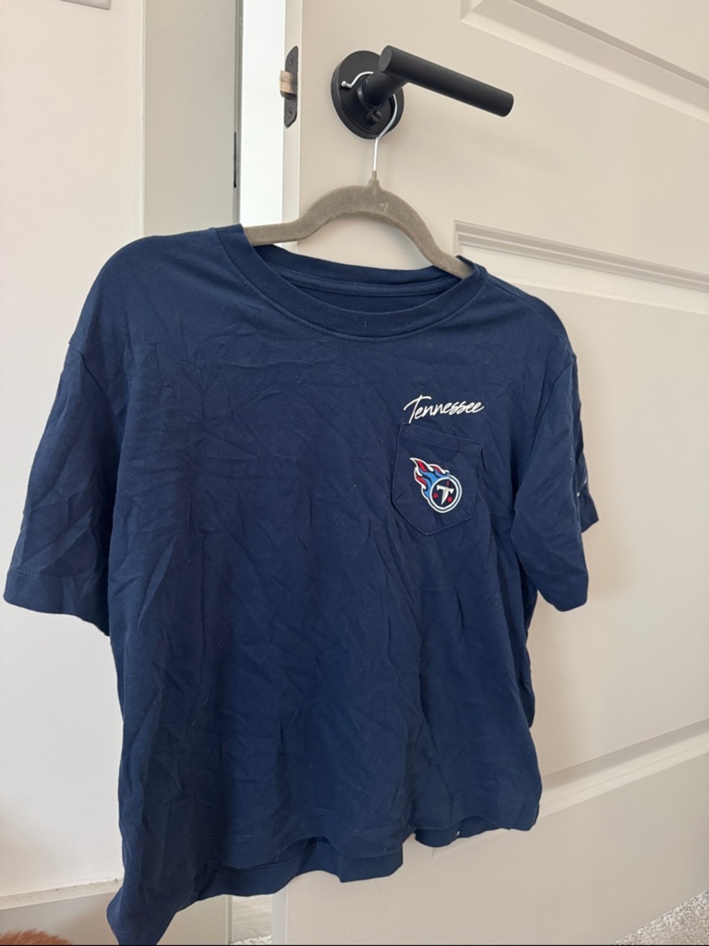 Titans Navy Womens Short-Sleeve Tee